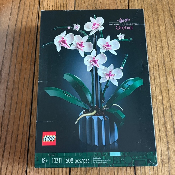 Lego Collection Botanique Orchid Building Set - White and Green - Picture 4 of 9